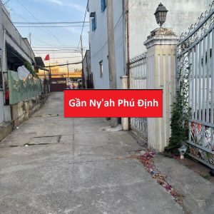 Bán biệt thự view sông gần Ny'ah Phú Định 316m2 (12,5 x 26) hẻm ô tô cách MT 10m Phú Định P16Q8