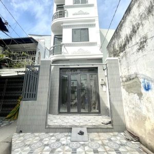 Căn nhà đẹp mới xây 1 trệt 2 lầu tại đường Phú Định Gần Ny'ah Phú Định, P16, Q8, hẻm rộng, có hỗ trợ vay NH