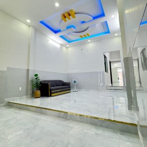 Bán nhà mới xây gần Ny'ah Phú Định Q8 4m2 x 20m hẻm ba gác nở hậu