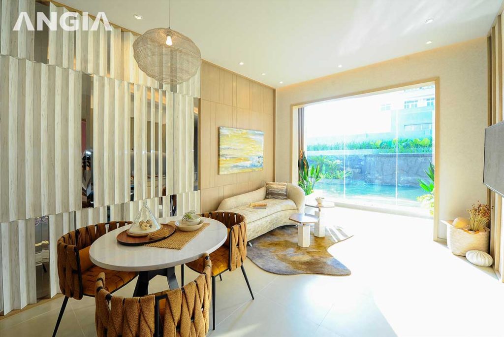 Một mẫu phòng khách khác  tại căn hộ mẫu The Gió Riverside An Gia Dĩ An Bình Dương